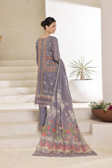 Dressline Nirmal Unstitched 3 Piece Premium Heavy Chikankari Pallu Emb Bana Dora Digital Printed Lawn Collection