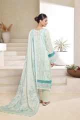 Dressline Nirmal Unstitched 3 Piece Premium Heavy Chikankari Pallu Emb Bana Dora Digital Printed Lawn Collection