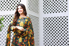 Feathers Unstitched 3 Piece Summer Collection-KALON-FT127