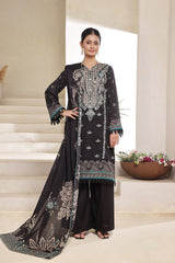 Dressline Nirmal Unstitched 3 Piece Premium Heavy Chikankari Pallu Emb Bana Dora Digital Printed Lawn Collection