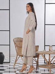 Tng By Md Solid Co Ords Collection-Kalidaar -Ash Grey