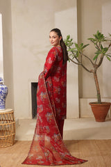 Dressline Gul Bano Stitched 3 Piece Emb Luxury Organza Collection