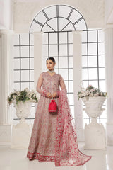 Dressline New Semi Stitched 3 Pc Luxury Emb Maxi Collection