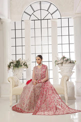 Dressline New Semi Stitched 3 Pc Luxury Emb Maxi Collection