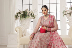 Dressline New Semi Stitched 3 Pc Luxury Emb Maxi Collection