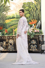 Dressline Semi Stitched 3 Pc Emb Luxury Organza Clutches Collection