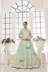 Dressline New Semi Stitched 3 Pc Luxury Emb Maxi Collection