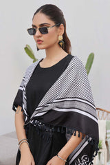 Tng By Md Scarf Collection-Palestine shoulder with Lace