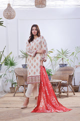 Dressline Launching New Stitched 3 Piece Emb Print Lawn Collection
