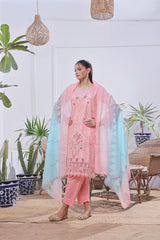 Dressline Launching New Stitched 3 Piece Emb Lawn Jacquard With Munnar Dupatta Collection