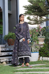 Dressline Launching New Un Stitched 3 Pcs Emb Laserkari Digital Printed Lawn Collection
