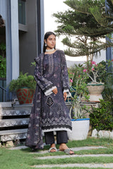 Dressline Launching New Un Stitched 3 Pcs Emb Laserkari Digital Printed Lawn Collection