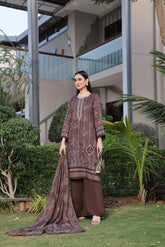 Dressline Launching New Un Stitched 3 Pcs Emb Laserkari Digital Printed Lawn Collection