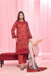 Dressline Launching New Stitched 3 Piece Emb Print Lawn Collection