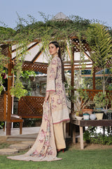 Dressline Launching New Un Stitched 3 Pcs Emb Laserkari Digital Printed Lawn Collection