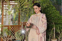 Dressline Launching New Un Stitched 3 Pcs Emb Laserkari Digital Printed Lawn Collection