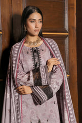 Dressline Launching New Un Stitched 3 Pcs Emb Laserkari Digital Printed Lawn Collection