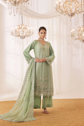 Parkha By Dressline Semi Stitched 3 Piece Luxury Chiffon Formals Collection'2025-Dressline > 93