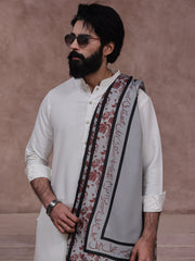 Tng By MD Mens Stole Collection-Chahat Stole Grey