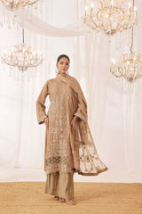 Parkha By Dressline Semi Stitched 3 Piece Luxury Chiffon Formals Collection'2025-Dressline > 83