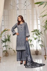 Dressline Launching New Unstitched 3 Pcs Premium Chikankari Bana Dora Digital Printed Lawn Collection