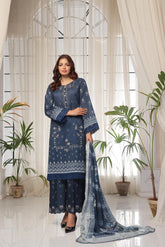 Dressline Launching New Unstitched 3 Pcs Premium Chikankari Bana Dora Digital Printed Lawn Collection