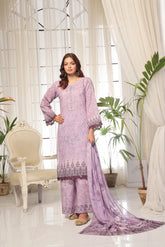 Dressline Launching New Unstitched 3 Pcs Premium Chikankari Bana Dora Digital Printed Lawn Collection
