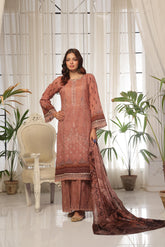 Dressline Launching New Unstitched 3 Pcs Premium Chikankari Bana Dora Digital Printed Lawn Collection