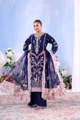 Shehnai By Dressline Unstitched 3 Piece Formals Collection'2025-shehnai-unstitched-midnight-plum