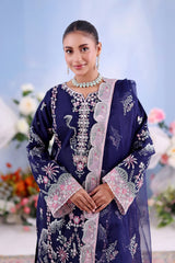 Shehnai By Dressline Unstitched 3 Piece Formals Collection'2025-shehnai-unstitched-midnight-plum