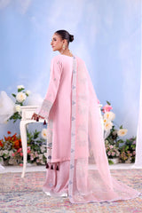 Shehnai By Dressline Unstitched 3 Piece Formals Collection'2025-shehnai-unstitched-powder-rose