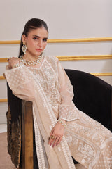Dressline Lotus Refined Grace In Net Viscose Semi Stitched Aiyudiya Net Viscose Suit With Raw Silk Grip Trousers