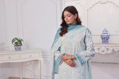 Dressline Launching New Unstitched 3 Pcs Premium Chikankari & Cutwork Emb Digital Printed Lawn Collection