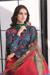 Feathers Unstitched 3 Piece Summer Collection-CERSEI-FT360