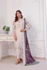 Dressline Launching New Unstitched 3 Pcs Premium Chikankari & Cutwork Emb Digital Printed Lawn Collection