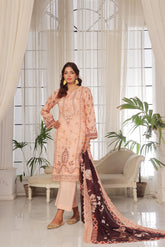 Dressline Launching New Unstitched 3 Pcs Premium Chikankari & Cutwork Emb Digital Printed Lawn Collection