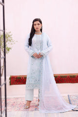 Pulse By Dressline Stitched 3 Piece Formals Collection'2025-pulse-stitched-icy-sky