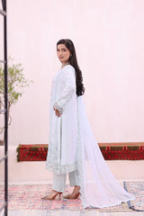 Pulse By Dressline Stitched 3 Piece Formals Collection'2025-pulse-stitched-icy-sky