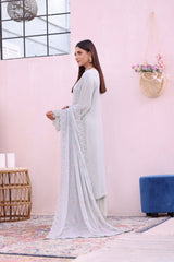 Pulse By Dressline Stitched 3 Piece Formals Collection'2025-pulse-stitched-frost-gray
