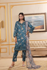 Dressline Zahra New Stitched Fancy Emb Chikankari Lawn Fancy Dupatta Collection