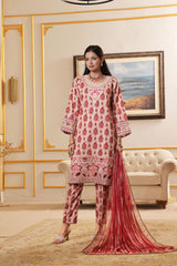 Dressline Zahra New Stitched Fancy Emb Chikankari Lawn Fancy Dupatta Collection