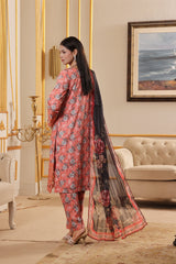 Dressline Titliyan Stitched 3 Piece Fancy Emb Chikankari Lawn Dress