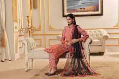 Dressline Titliyan Stitched 3 Piece Fancy Emb Chikankari Lawn Dress