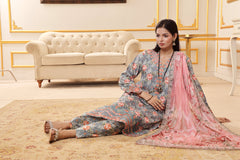 Dressline Titliyan Stitched 3 Piece Fancy Emb Chikankari Lawn Dress