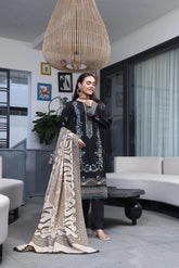 Dressline Semi Stitched 3 Pcs Luxury Emb Khaddar Collection