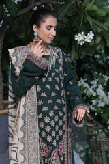 Dressline Semi Stitched 3 Pcs Luxury Emb Khaddar Collection