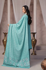 Dressline Semi Stitched 3 Pcs Emb Viscose Zari Collection