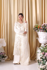 Tara By Dressline Unstitched 3 Piece Luxury Emb Aiyudiya Net Collection'2025-tara-unstitched-pearl-ivory