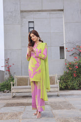 Whisper Winds By Feathers Unstitched 3 Piece Lawn Suit-SORAYE-FT489