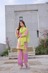 Whisper Winds By Feathers Unstitched 3 Piece Lawn Collection'2025-SORAYE-FT489